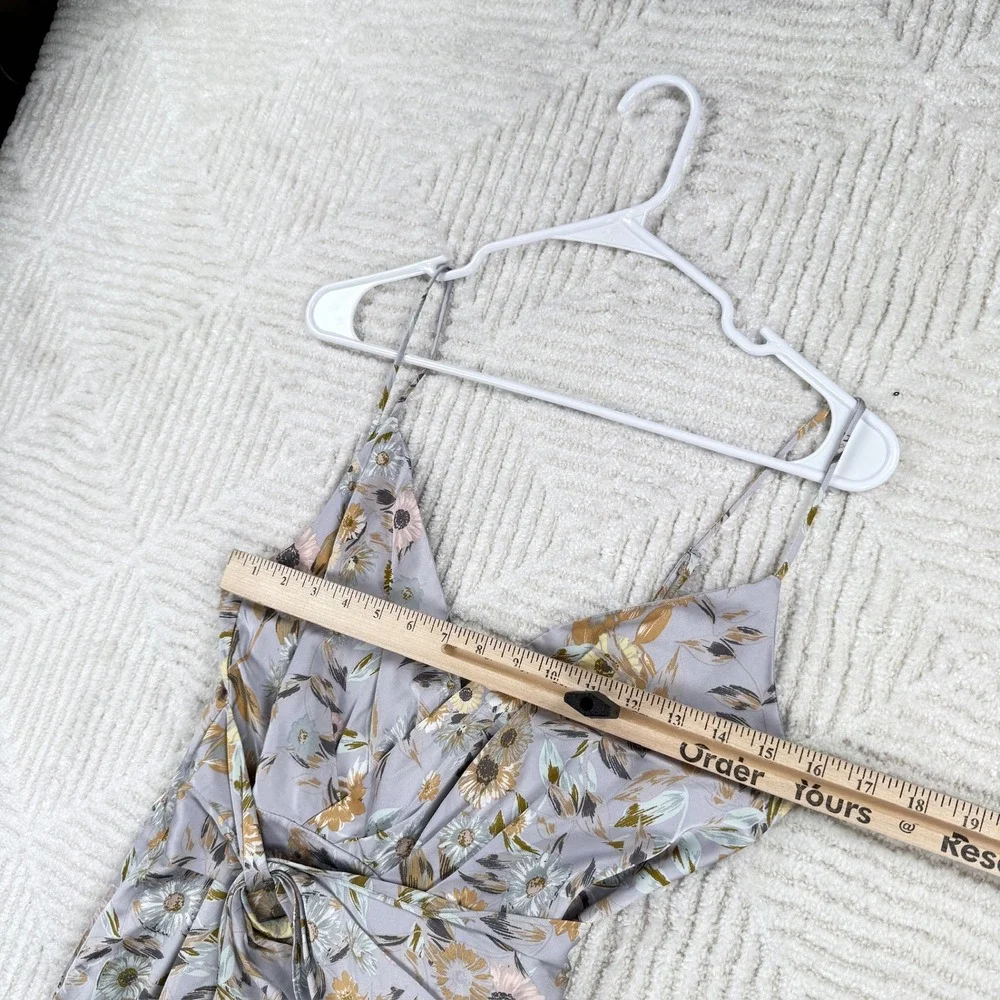 ASTR THE LABEL Floral Print Midi Dress Women's Medium Fairy Festival Boho Brunch - Picture 6 of 15